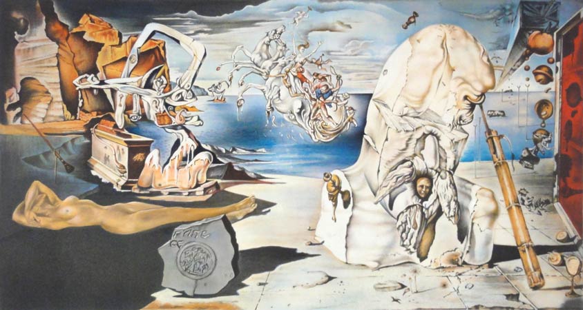 Composition surréaliste by Salvador Dalí | Color lithograph, hand signed. | 
