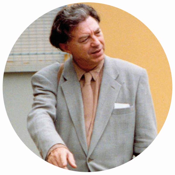 Portrait of Jean-Michel Folon in 1990